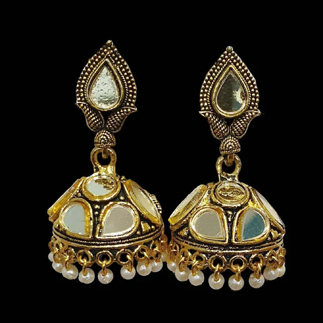 Stacked drop earrings-Traditional Marriage Party Bridal Earring Bold Large and Heavy Eye Catching