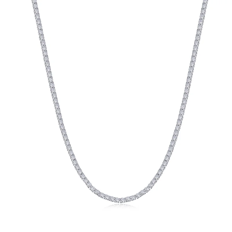 Raised bar necklaces-Lafonn Classic Diamond Necklace N0254CLP32