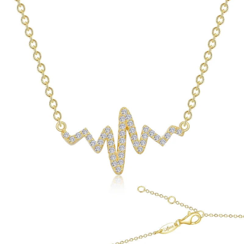 Nova star necklaces-Lafonn Classic Diamond Necklace N0060CLG18