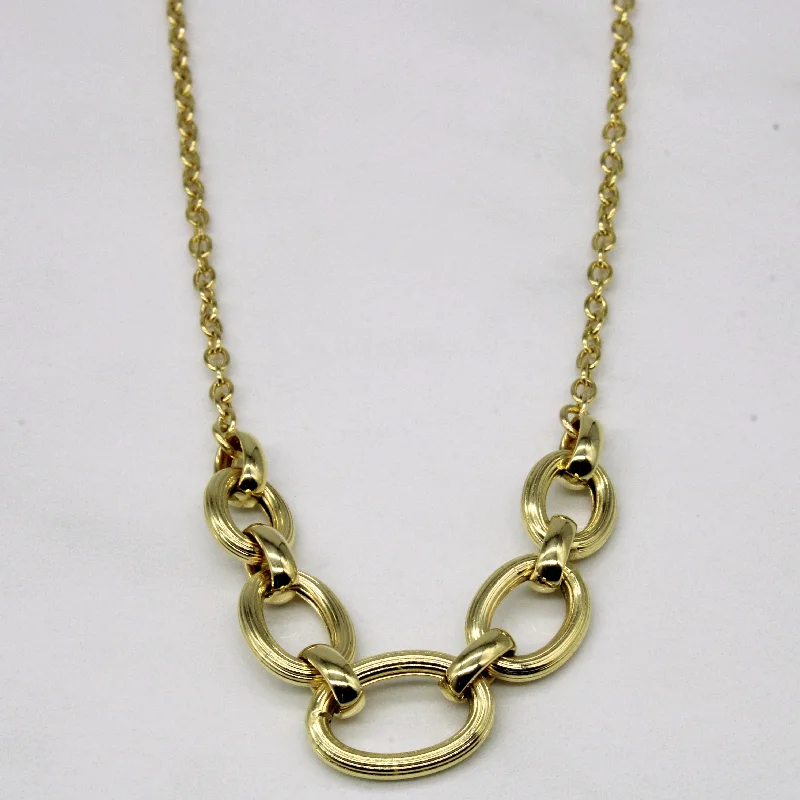 Worn coin necklaces-14k Yellow Gold Necklace | 18" |