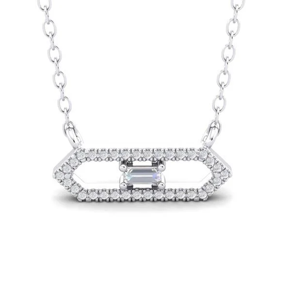 Broad collar necklaces-Diamond Necklace