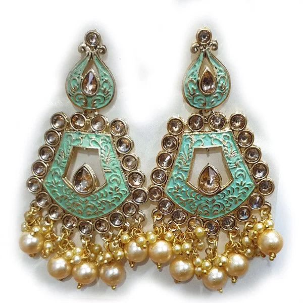 Pure drop earrings-Traditional Marriage Party Bridal Earring Bold Large and Heavy Eye Catching