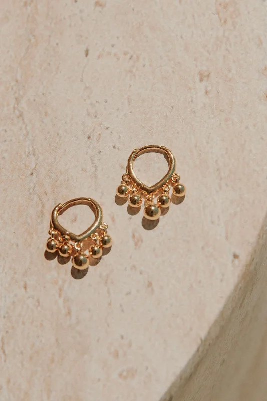 Thick cuff earrings-Ziva Earrings