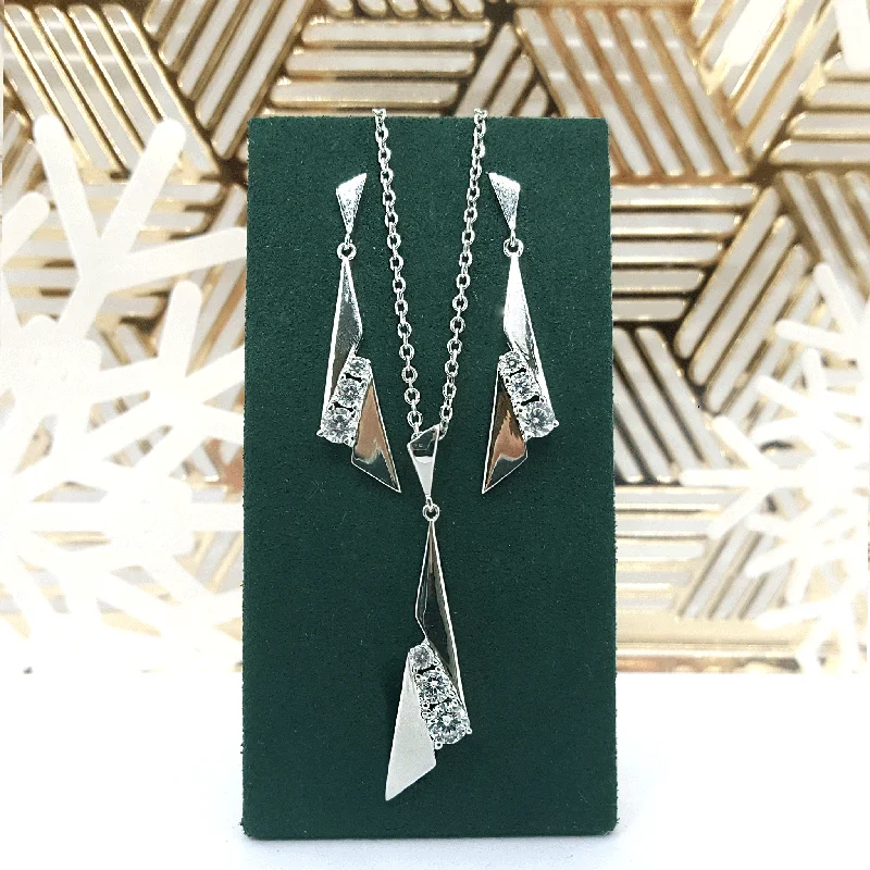 Sleek drop earrings-Starry Nights Gift Set