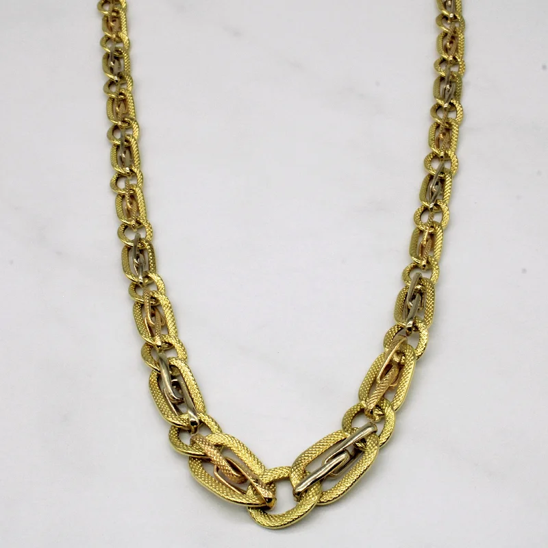 Sapphire gem necklaces-Italian 18k Yellow Gold Necklace | 18" |