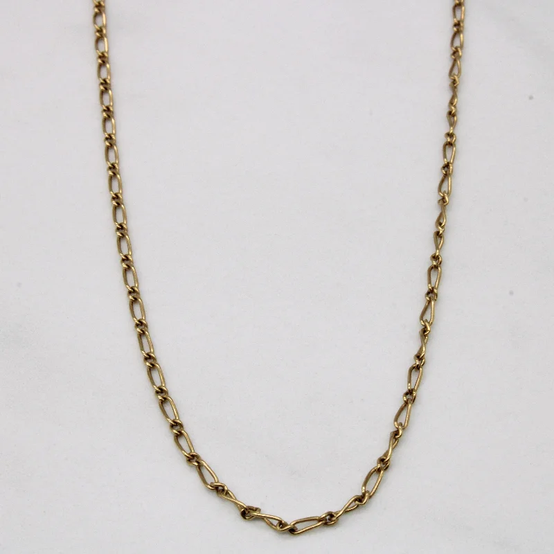 Raw braid necklaces-10k Yellow Gold Necklace | 20" |