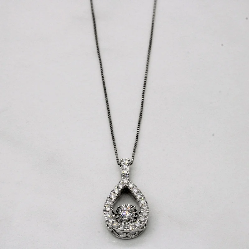 Knotted link necklaces-'Michael Hill' Diamond Pendant Necklace | 0.50ctw | 18" |