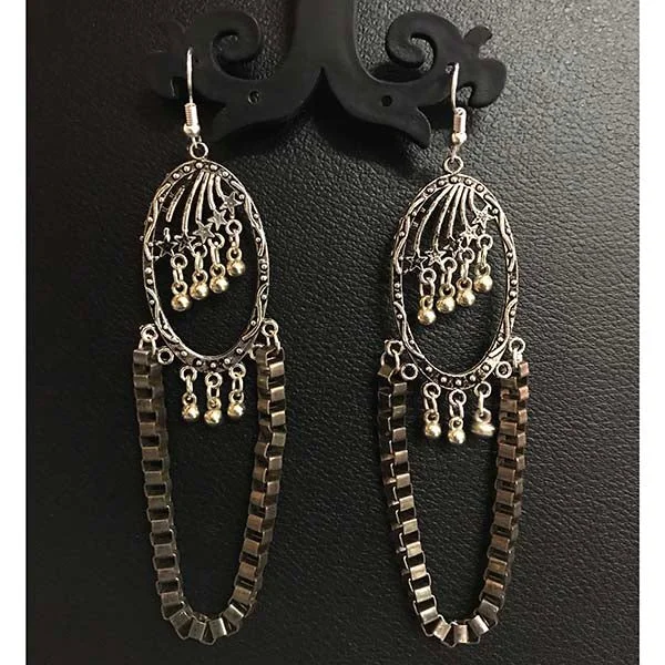 Nomad braid earrings-Oxidized Designer Earrings Sold by per pair Pack