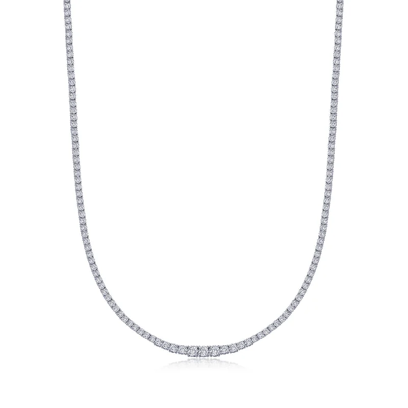 Cord tassel necklaces-Lafonn Classic Diamond Necklace N0258CLP24