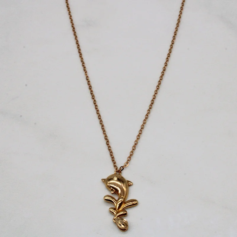 Tribal woven necklaces-18k Rose Gold Necklace | 16" |