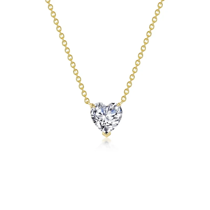 Classic locket necklaces-Lafonn Classic Diamond Necklace N0277CLG20