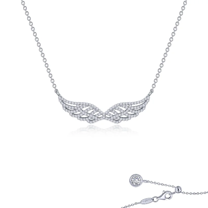 Peace eye necklaces-Lafonn Classic Diamond Necklace N0252CLP20