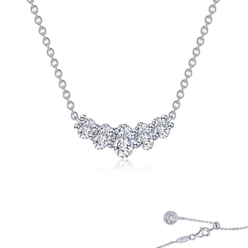 Bloom design necklaces-Lafonn Classic Diamond Necklace N0260CLP20