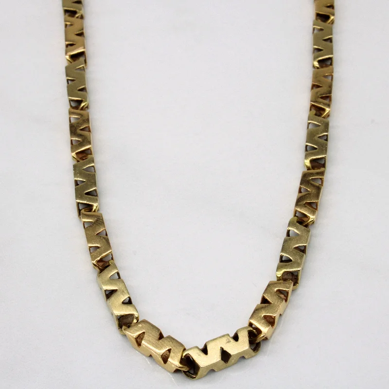 Cool wood necklaces-18k Yellow Gold Necklace | 20" |