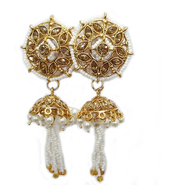 Crystal braid earrings-Traditional Marriage Party Bridal Earring Bold Large and Heavy Eye Catching