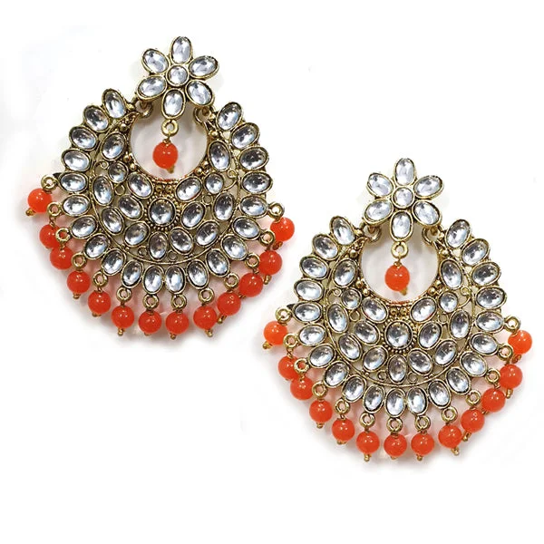 Pure pearl earrings-Traditional Marriage Party Bridal Earring Bold Large and Heavy Eye Catching