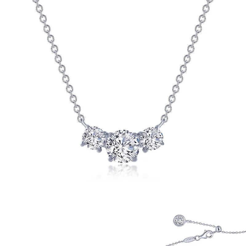 Raw braid necklaces-Lafonn Classic Diamond Necklace N0259CLP20