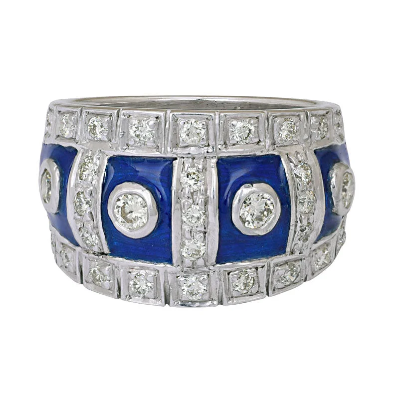 Ring- Diamond (Enamel)