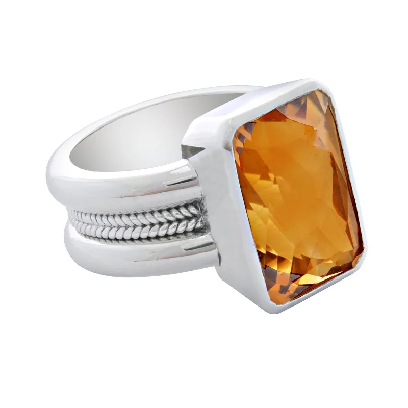 Ring-Citrine