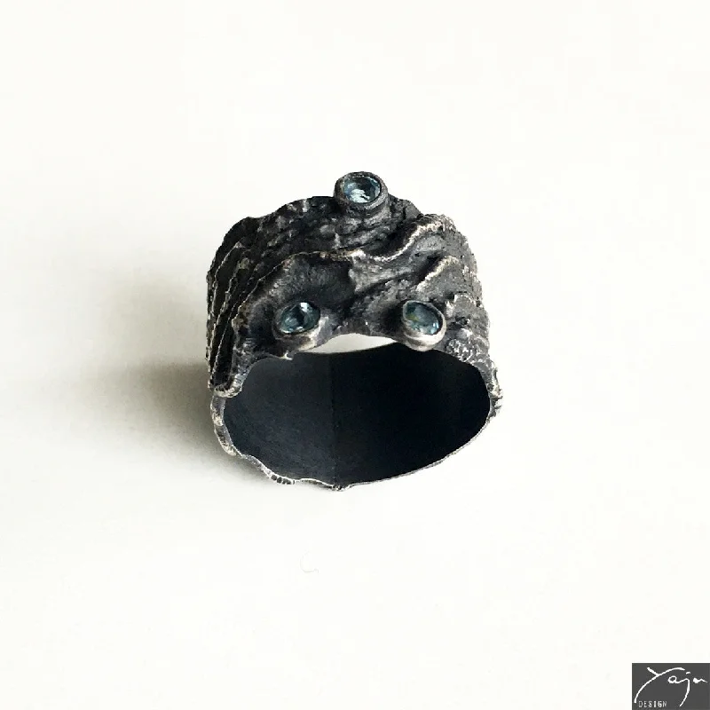 Silver & Zircon Ring No.7