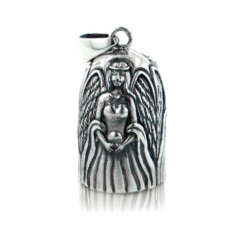 Angel Wing Rings Sterling Silver Bell Pendant Ornament