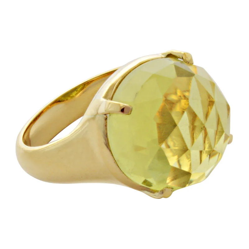 Ring-Lemon Quartz