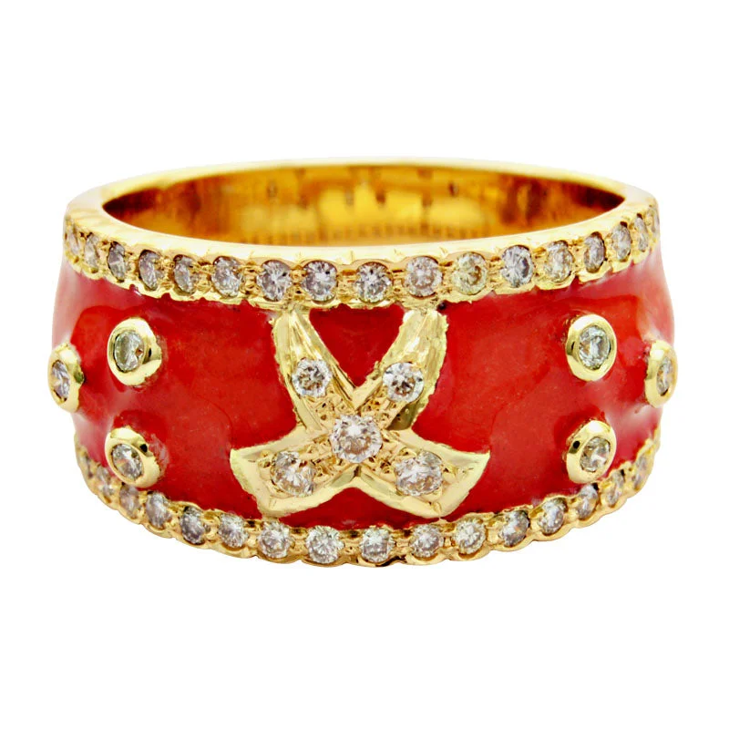 Ring-Diamond (Enamel)