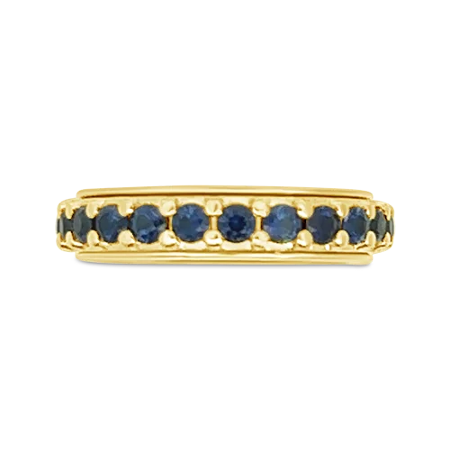 Sapphire Spinner Ring