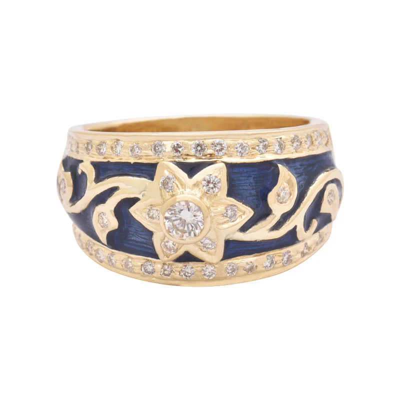 RING - DIAMOND (ENAMEL)