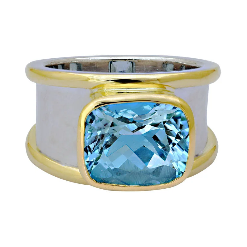 Ring-Blue Topaz