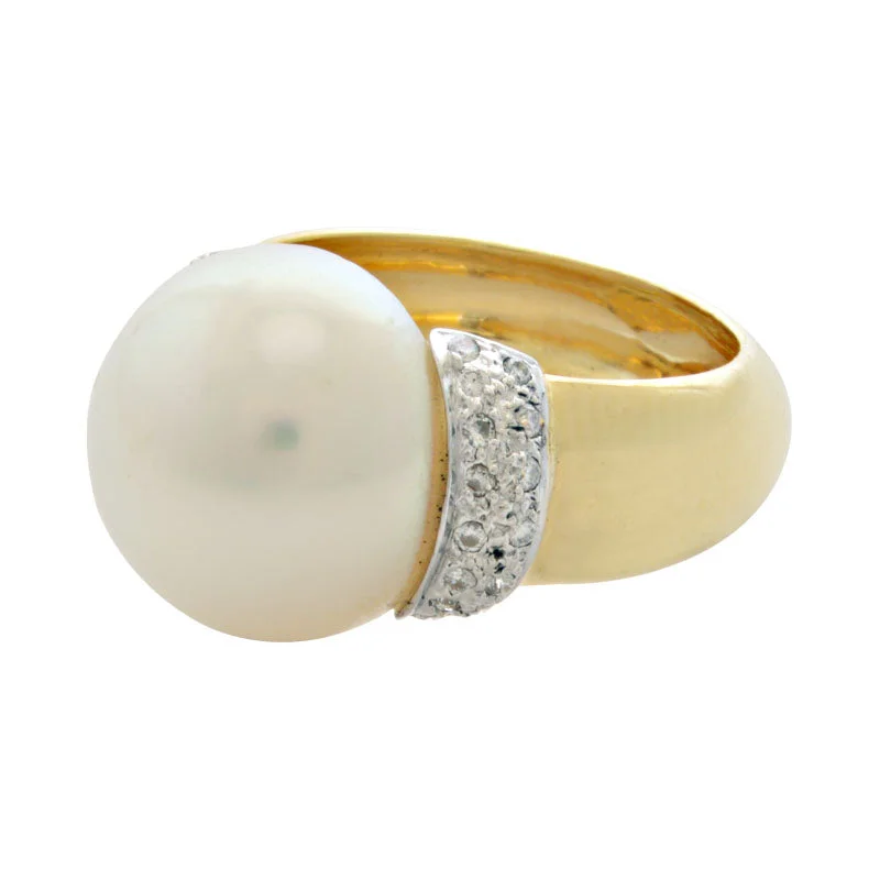 Ring-Pearl and Diamond