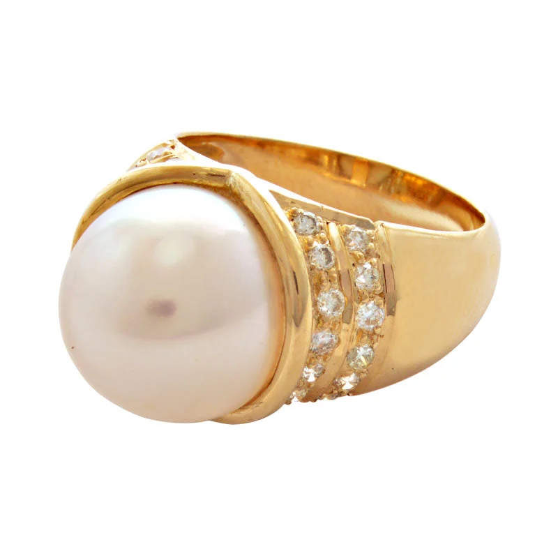 Ring-Pearl and Diamond