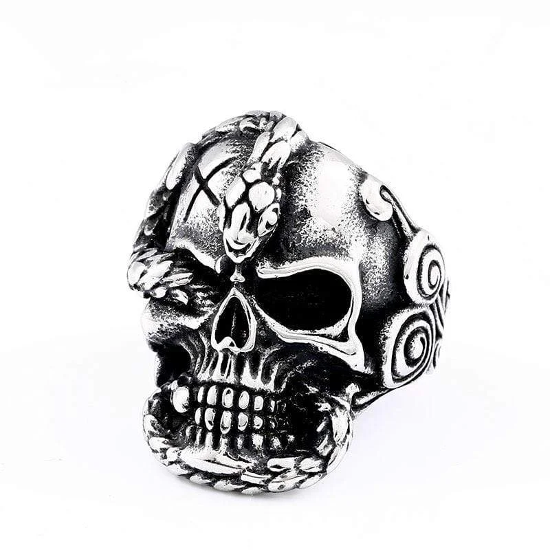 Men's Gothic Punk Skull Ring