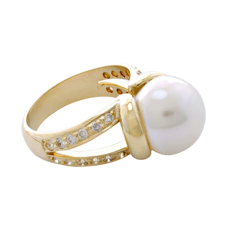 Ring-Pearl and Diamond