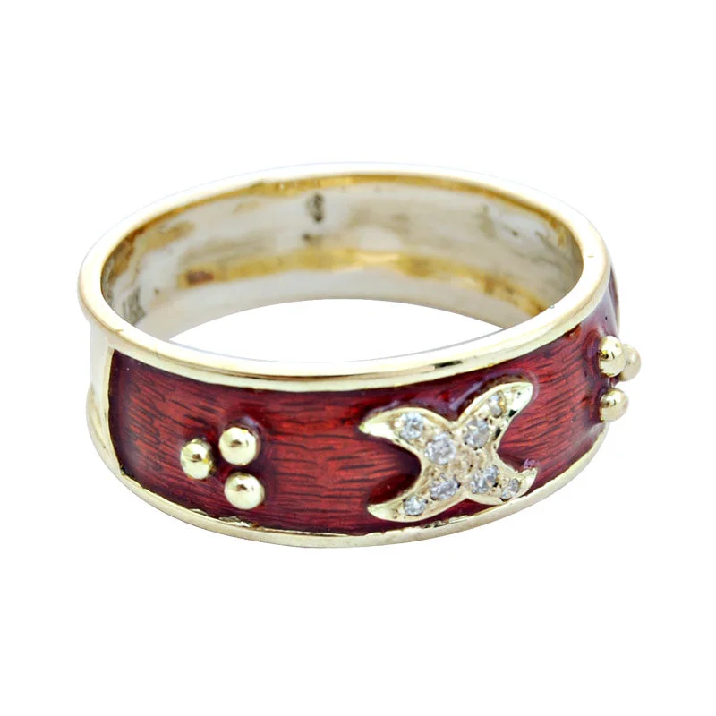 Ring-Diamond (Enamel)