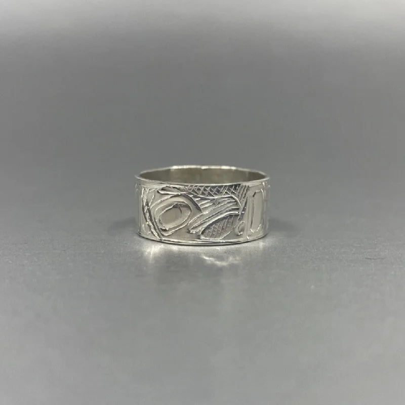 Gene Chilton Ring Silver size 10.5 Raven