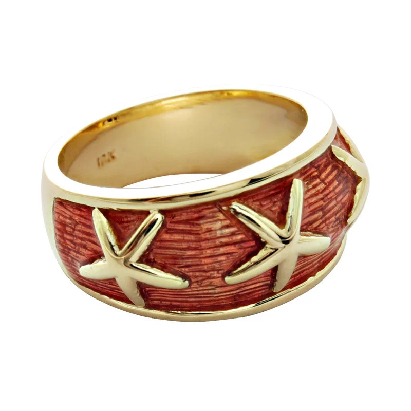 Ring-Plain Gold (Enamel)