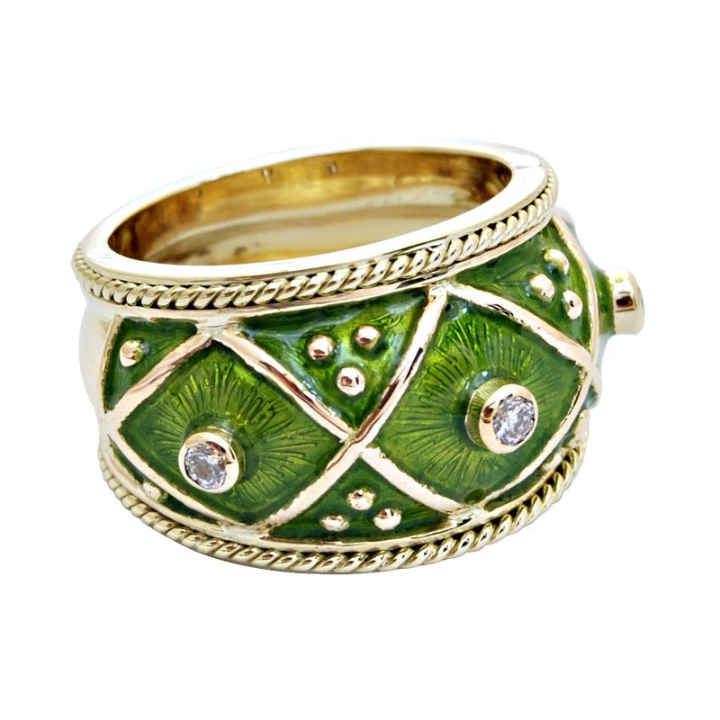 Ring-Diamond (Enamel)