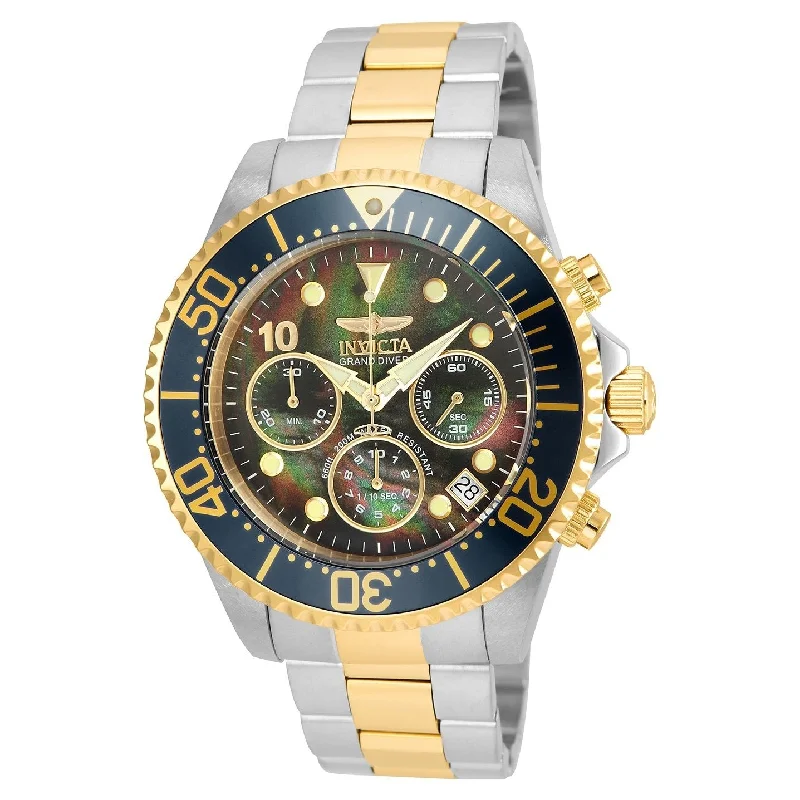 Invicta Men's 22037 Pro Diver Gold-tone and Silver Stainless Steel Watch