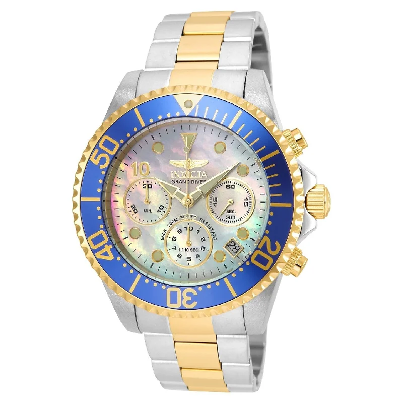 Invicta Men's 22038 Pro Diver Gold-tone and Silver Stainless Steel Watch