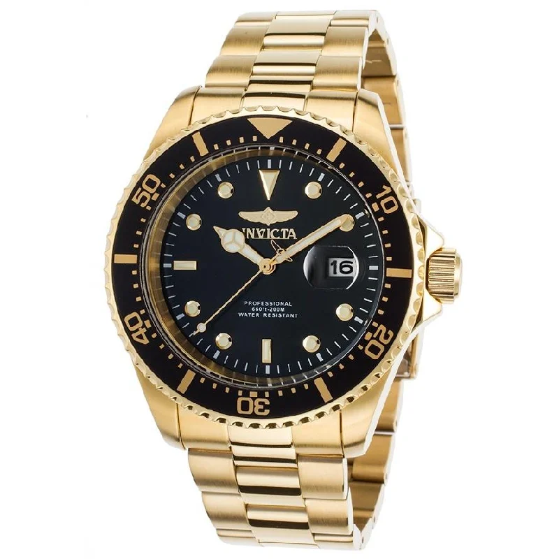 Invicta Men's 22062 Pro Diver Gold-Tone Stainless Steel Watch