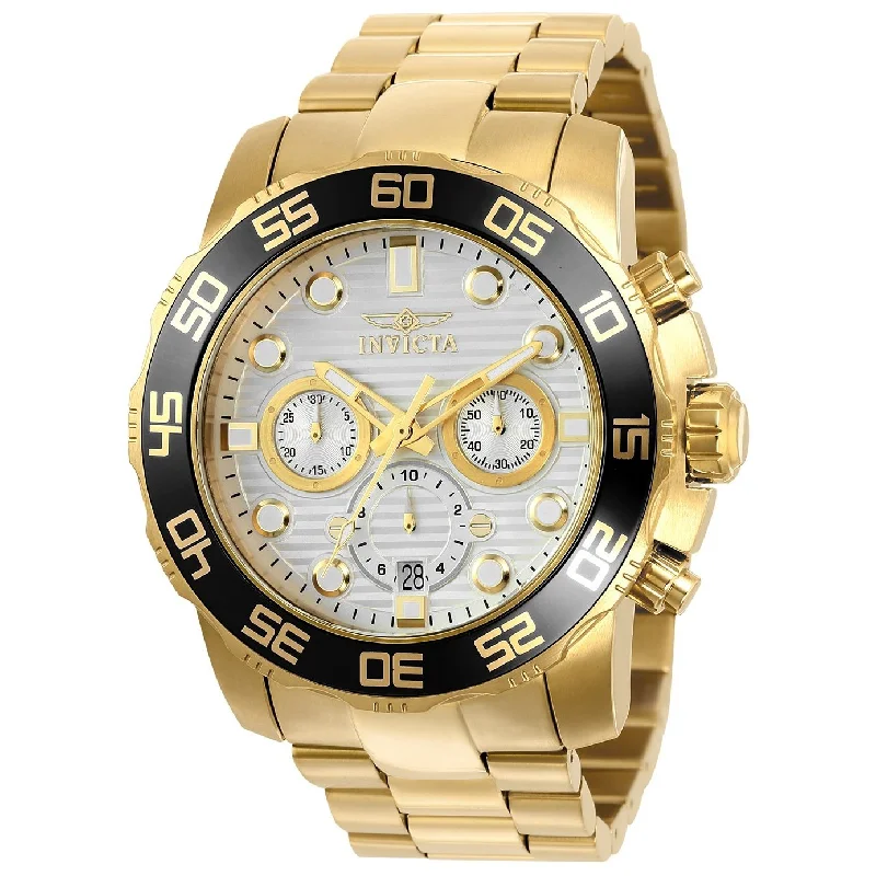 Invicta Men's 22229 Pro Diver Scuba Gold-Tone Stainless Steel Watch