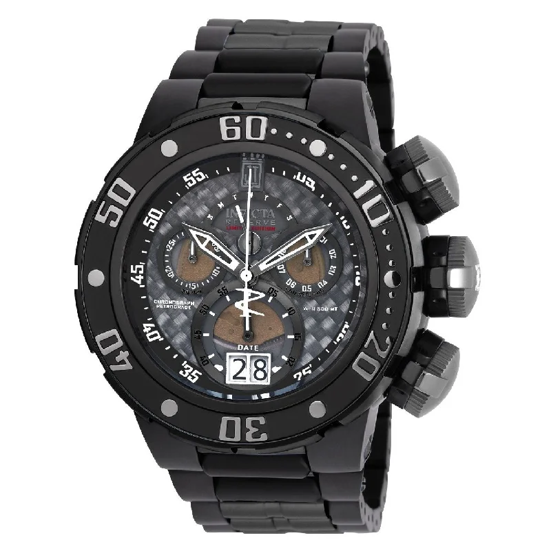 Invicta Men's 22272 Jason Taylor Black and Grey Polyurethane and Stainless Steel Watch