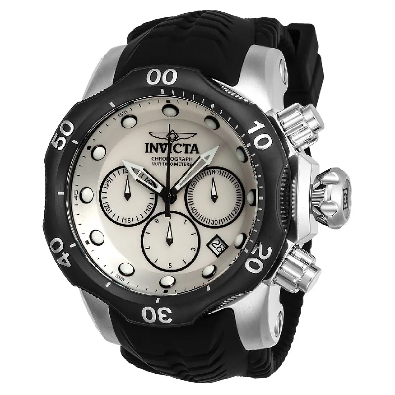 Invicta Men's 22358 Venom Reserve Black Silicone Watch