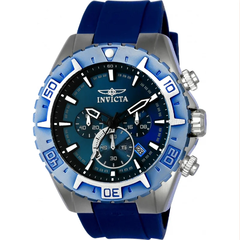 Invicta Men's 22522 Aviator Blue Silicone Watch