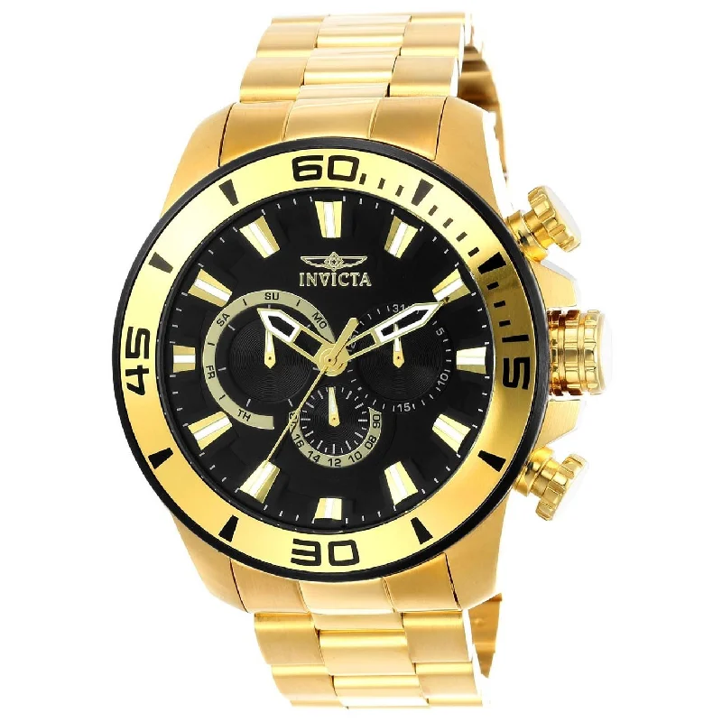 Invicta Men's 22590 Pro Diver Gold-Tone Stainless Steel Watch