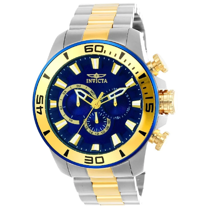 Invicta Men's 22591 Pro Diver Gold-tone and Silver Stainless Steel Watch