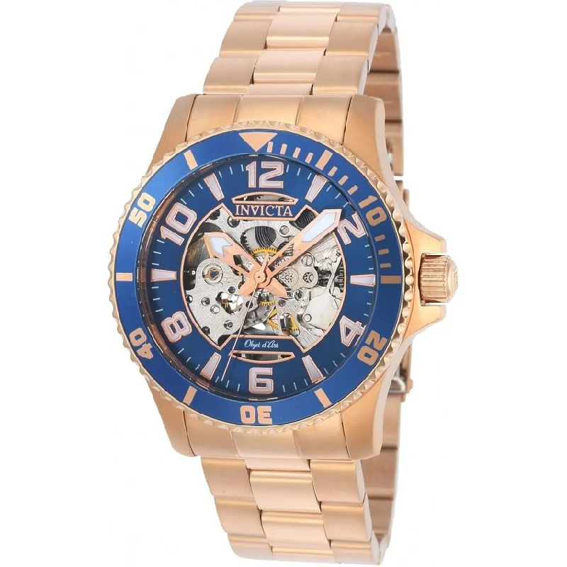 Invicta Men's 22605 Objet D Art Automatic Rose-Tone Stainless Steel Watch