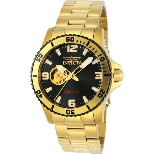 Invicta Men's 22625 Objet D Art Automatic Gold-Tone Stainless Steel Watch