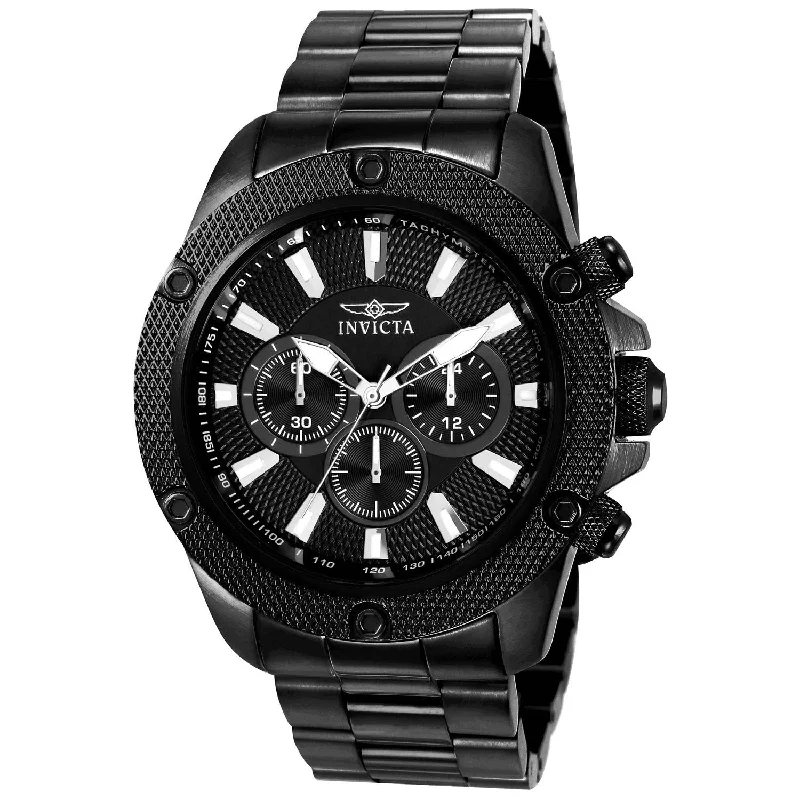 Invicta Men's 22722 Pro Diver Black Stainless Steel Watch